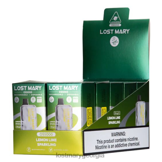 F4XTN41 - LOST MARY vape price - Lemon Lime Sparkling LOST MARY OS5000 Luster